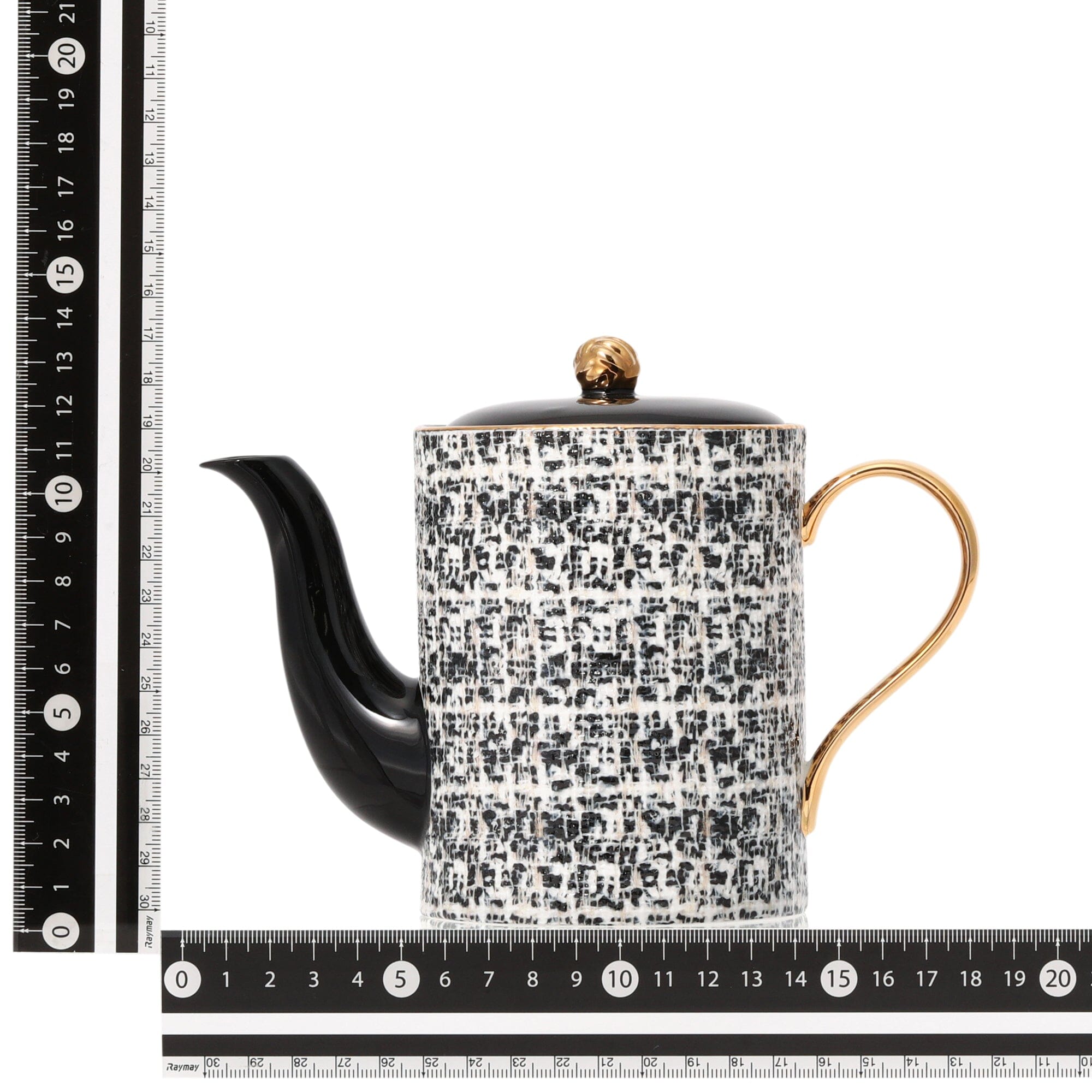 Tweed Teapot Black
