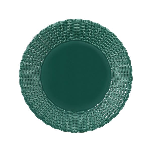 Weave Plate M Green