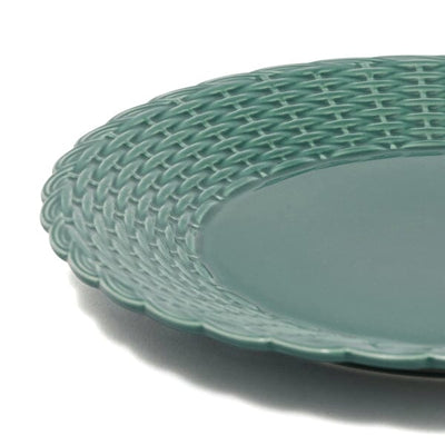 Weave Plate M Green