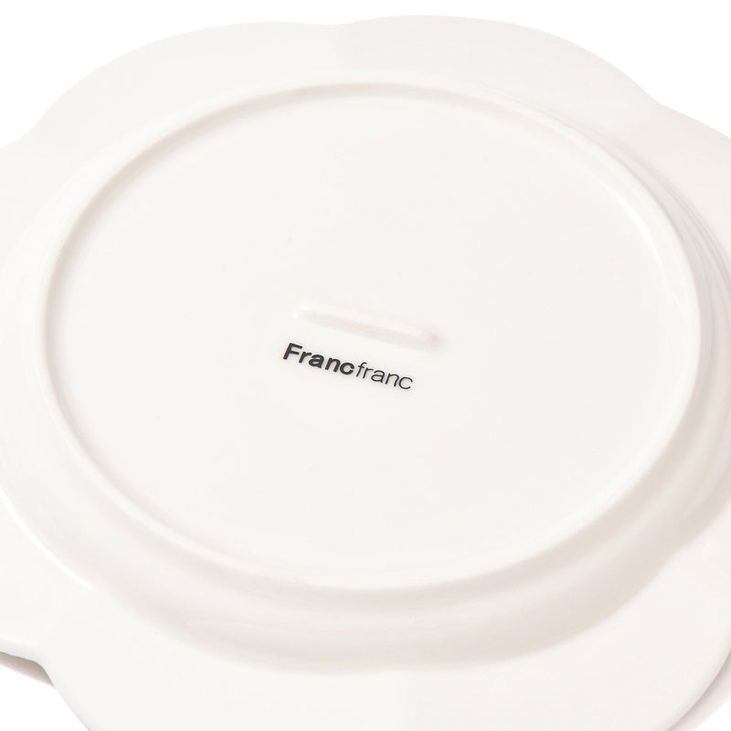 Blanche Plate S Flower White
