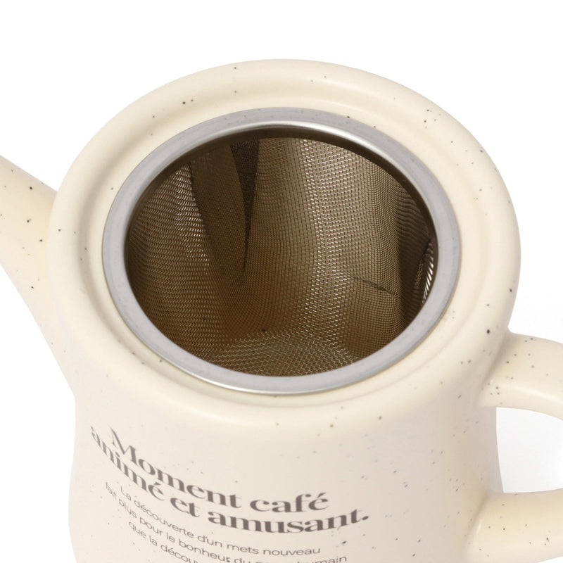 Le Cafe Teapot Ivory