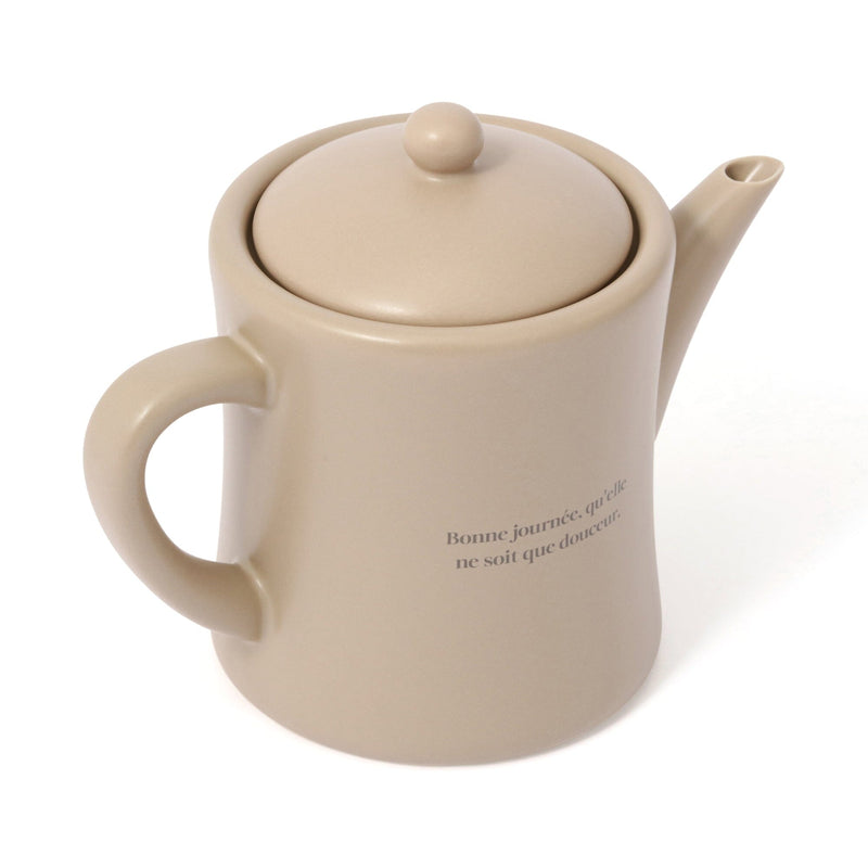 Le Cafe Teapot Brown