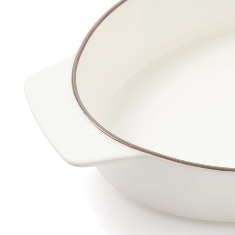 Rim Ovenware Large Ivory