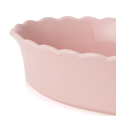 Bicolor Frill Ovenware Medium Pink