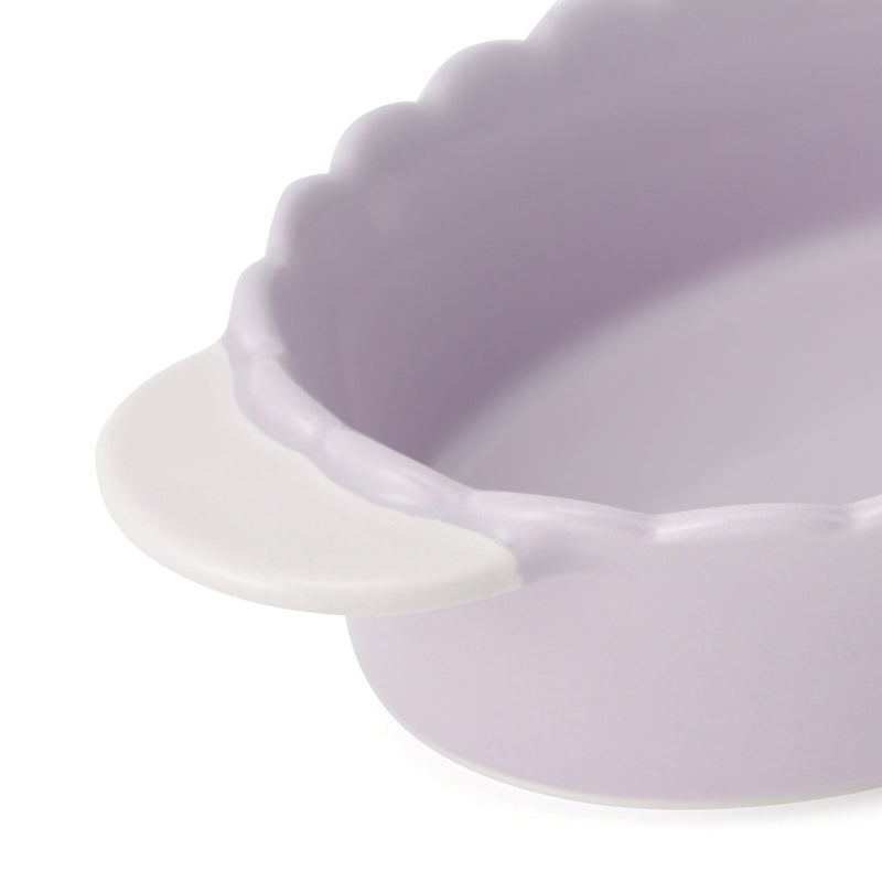 Bicolor Frill Ovenware Medium Purple