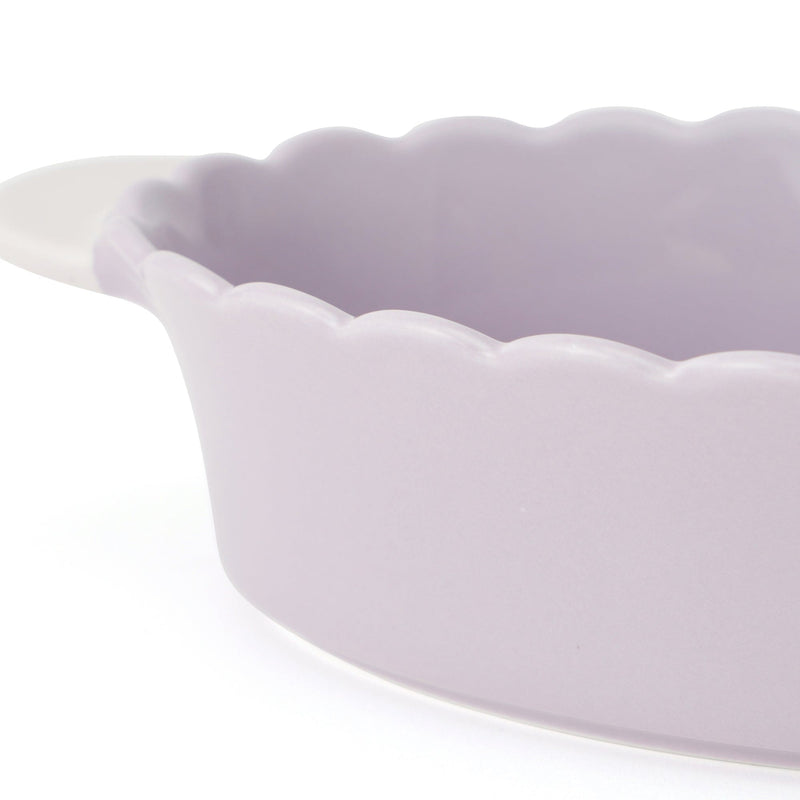 Bicolor Frill Ovenware Medium Purple