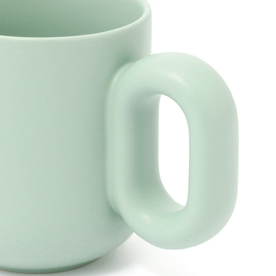 Plump Mug & Coaster Green