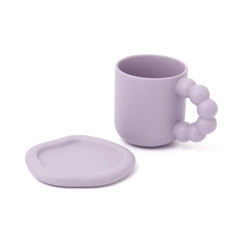 Plump Mug & Coaster Purple