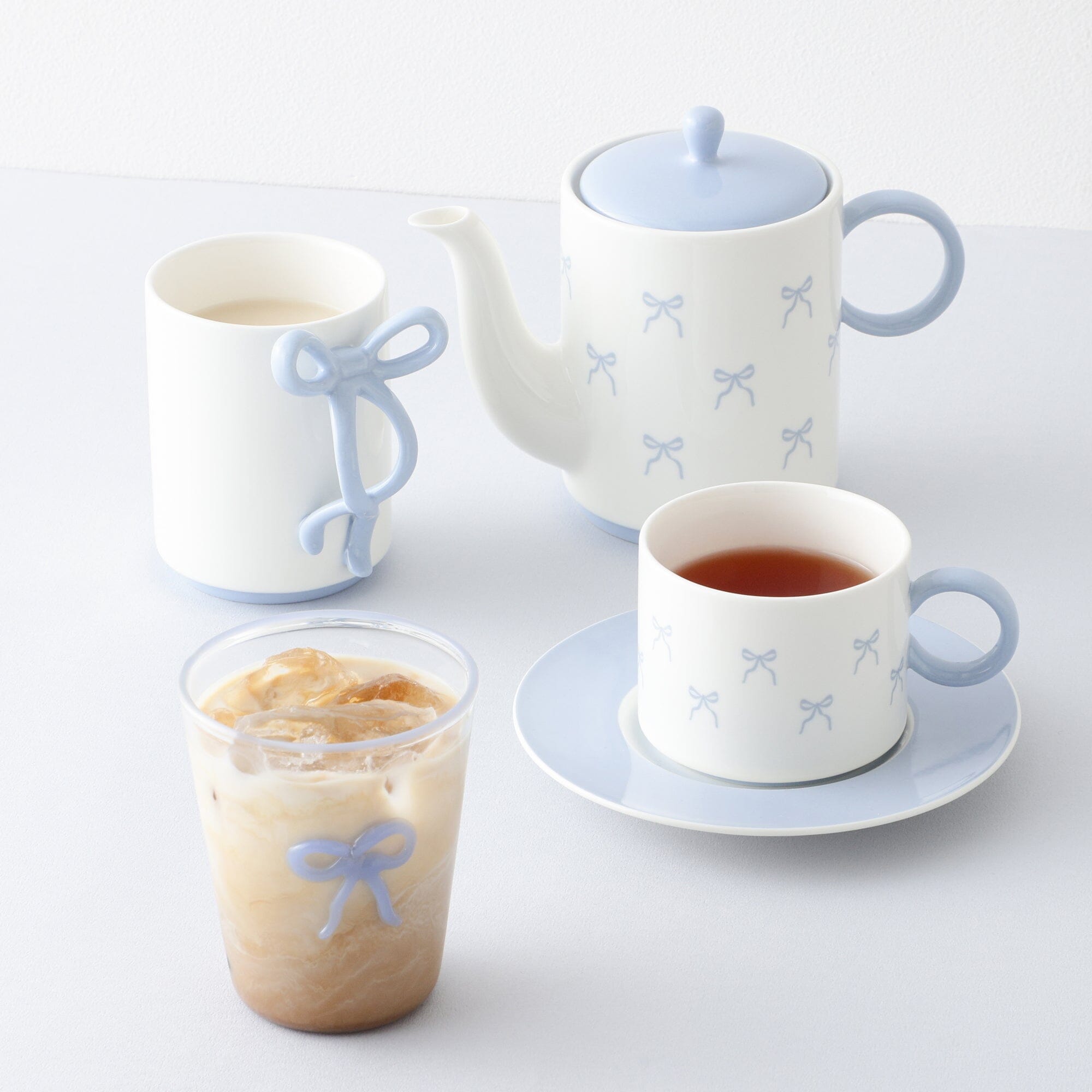 Ribbon Mug Blue