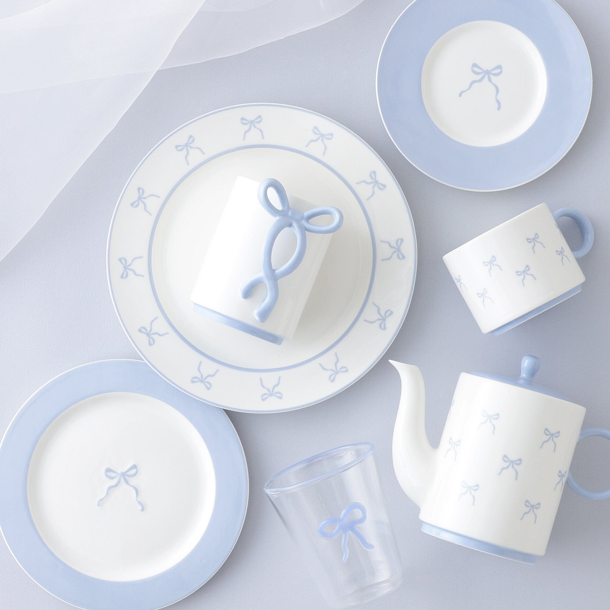 Ribbon Mug Blue