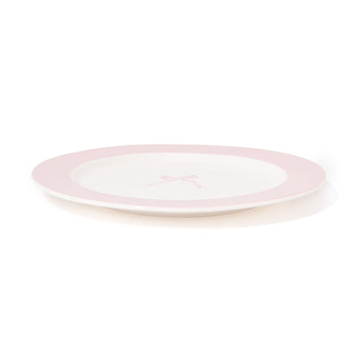 Ribbon Plate Small Pink
