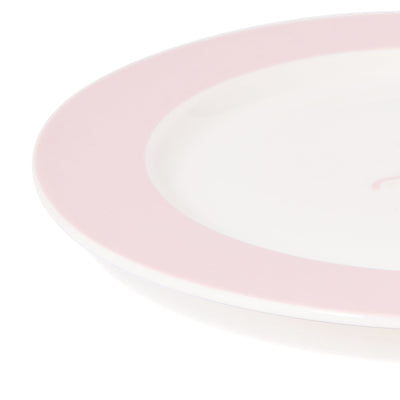 Ribbon Plate Small Pink