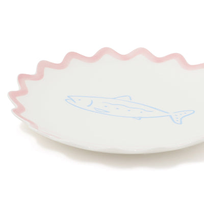 Craft Touch Plate Fish Medium Pink