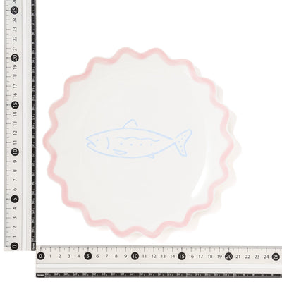 Craft Touch Plate Fish Medium Pink