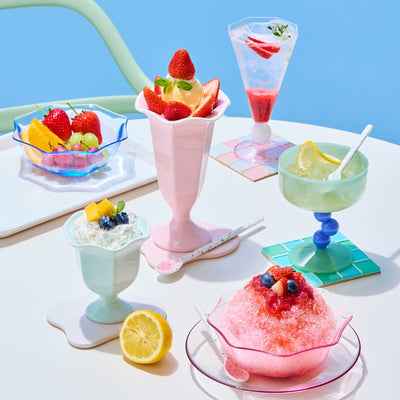 Ceramic Parfait Tumbler Medium Blue