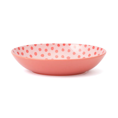 Iroiro Oval Deep Plate Dot
