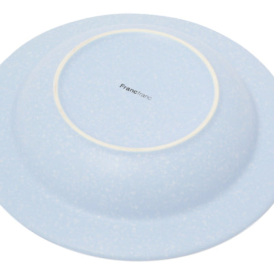 Splatter Deep Plate Light Blue