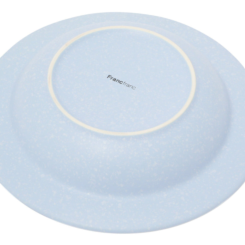 Splatter Deep Plate Light Blue