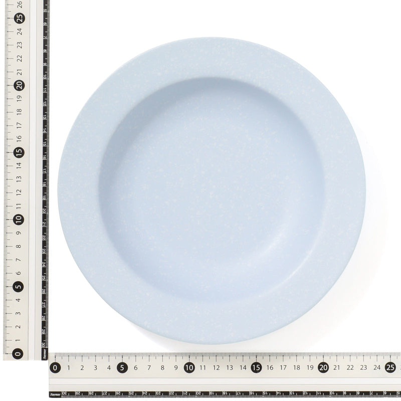 Splatter Deep Plate Light Blue