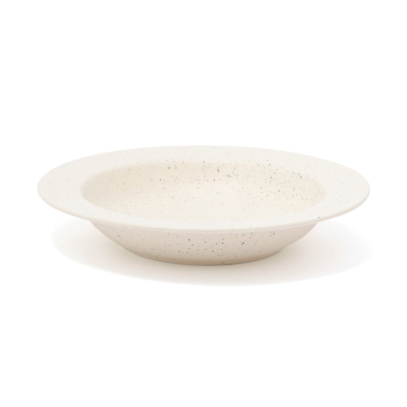 Splatter Deep Plate Ivory