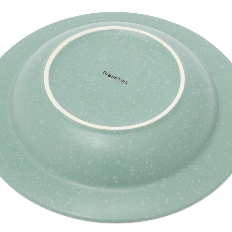 Splatter Deep Plate Green
