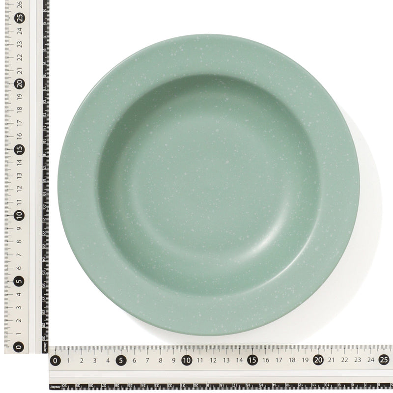 Splatter Deep Plate Green