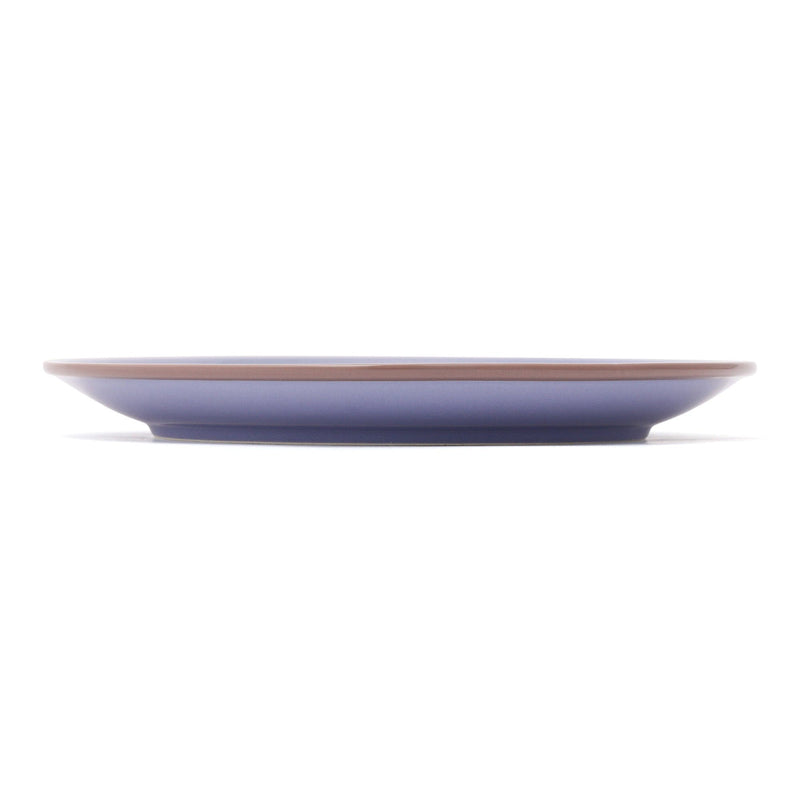 Bicolor Rim Plate Large Blue