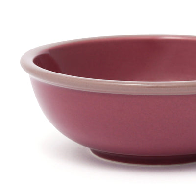Bicolor Rim Bowl Small Red