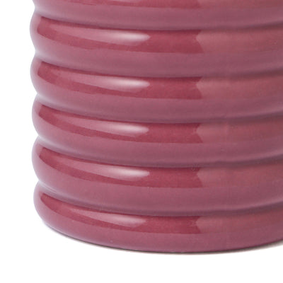 Scalloped Steaming Cup Red