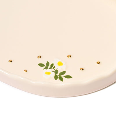 Fleuron Cafe Set Ivory