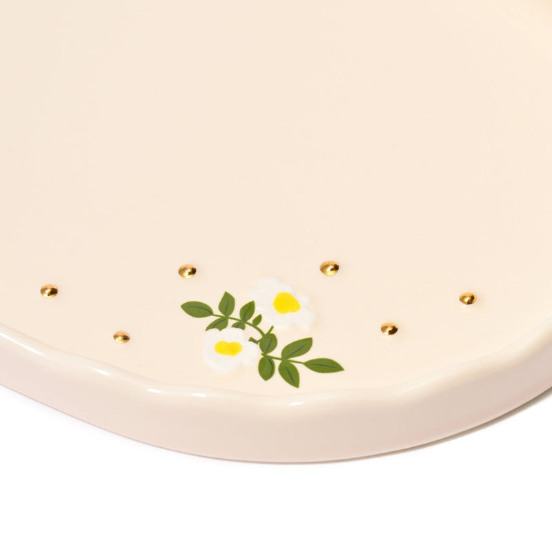 Fleuron Cafe Set Ivory