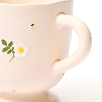 Fleuron Cafe Set Ivory