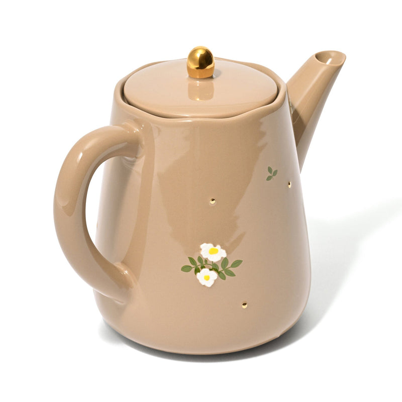 Fleuron Teapot Brown