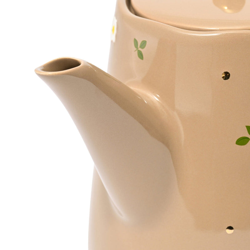 Fleuron Teapot Brown