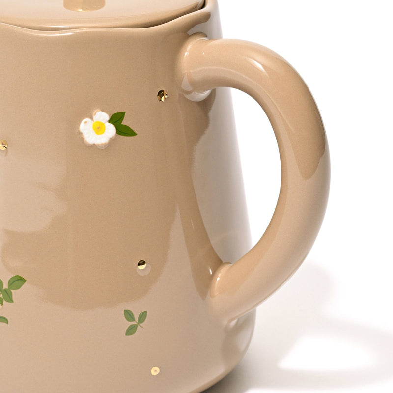 Fleuron Teapot Brown