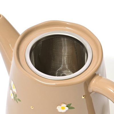 Fleuron Teapot Brown