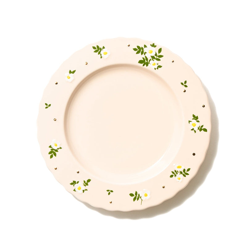 Fleuron Plate Small Ivory