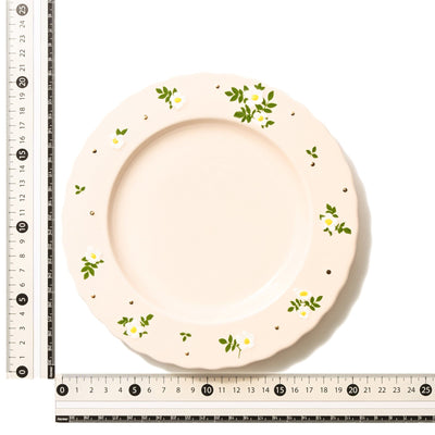 Fleuron Plate Small Ivory