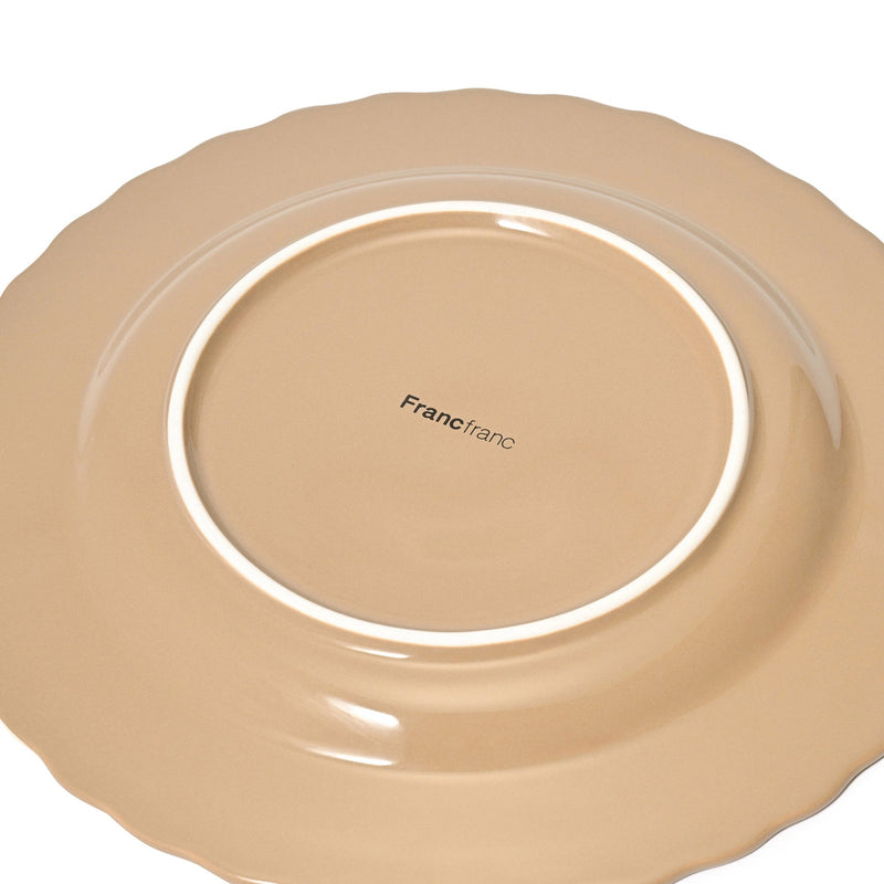 Fleuron Plate Small Brown