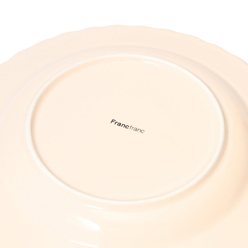 Fleuron Plate Medium Ivory