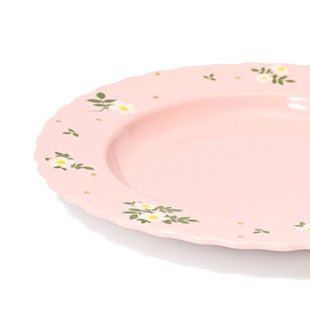Fleuron Plate Medium Pink
