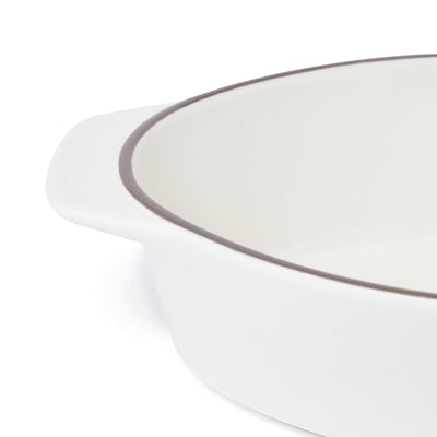 Rim Ovenware Medium Ivory