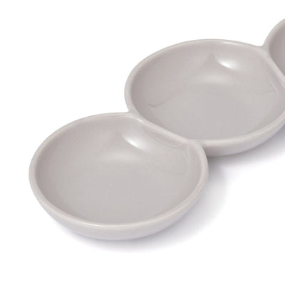 Separate Plate 3-Piece Set Gray