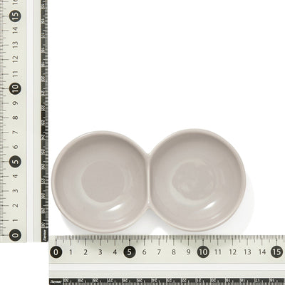 Separate Plate 2-Piece Set Gray