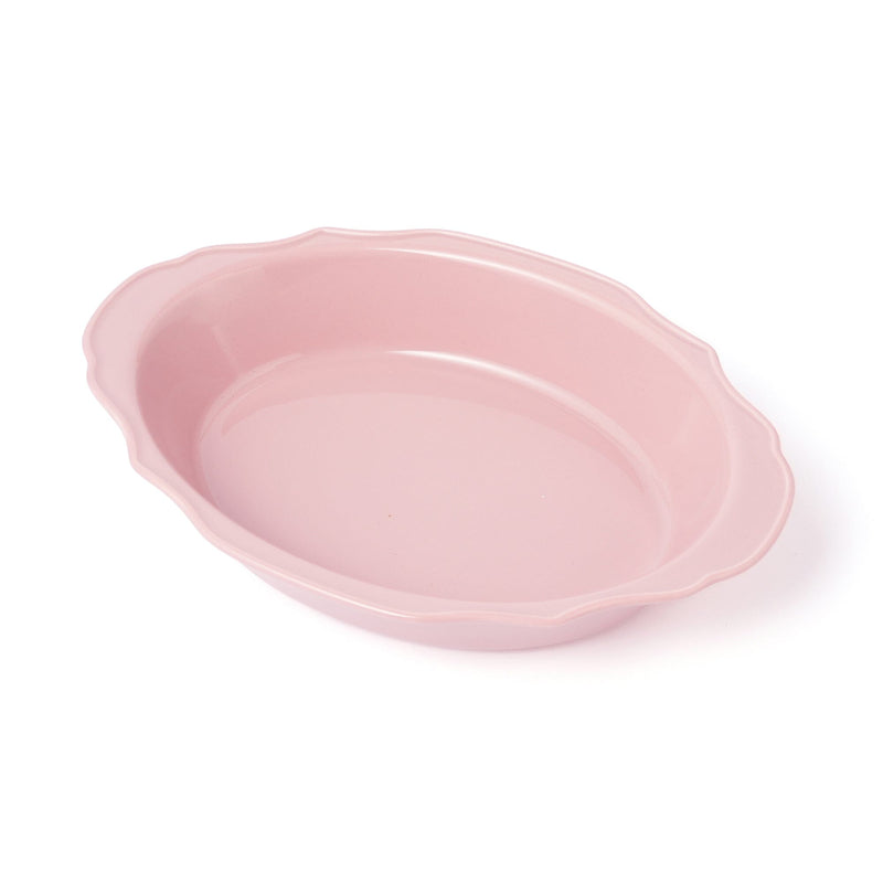Flower Rim Ovenware Large Pink