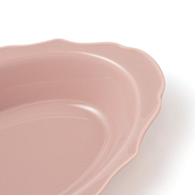 Flower Rim Ovenware Medium Pink