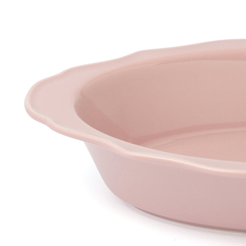 Flower Rim Ovenware Medium Pink