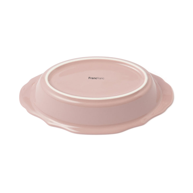Flower Rim Ovenware Medium Pink