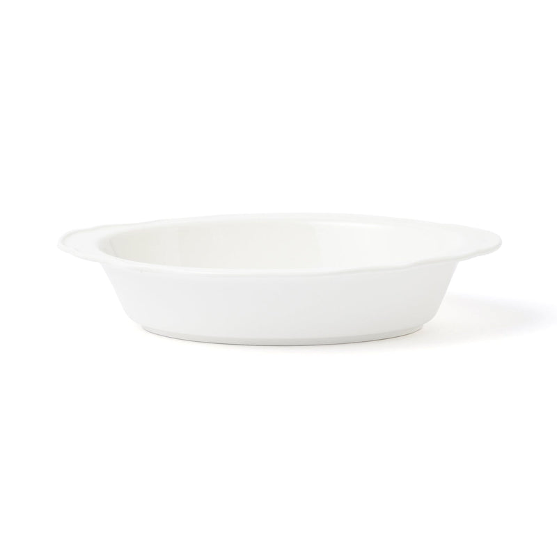 Flower Rim Ovenware Medium Ivory