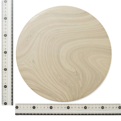 Stona Plate Round LL Brown